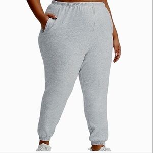 NWT Fabletics Lightweight Go To Slim High Rise Light Gray Cuffed Sweatpants XXL